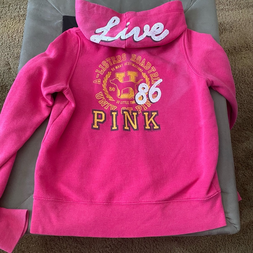 VS PINK zip up jacket